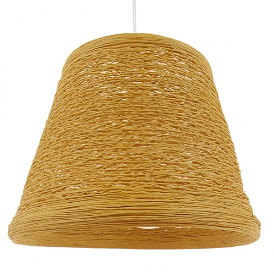 GLOBOSTAR® PLAYROOM 01332 Vintage Κρεμαστό Φωτιστικό Οροφής με Ντουί 1 x E27 AC 220-240V IP20 - Μπεζ - Μ32 x Π32 x Υ27cm GLOBOSTAR® PLAYROOM 01332 Vintage Κρεμαστό Φωτιστικό Οροφής με Ντουί 1 x E27 AC 220-240V IP20 - Μπεζ - Μ32 x Π32 x Υ27cm
