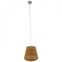GLOBOSTAR® PLAYROOM 01332 Vintage Κρεμαστό Φωτιστικό Οροφής με Ντουί 1 x E27 AC 220-240V IP20 - Μπεζ - Μ32 x Π32 x Υ27cm GLOBOSTAR® PLAYROOM 01332 Vintage Κρεμαστό Φωτιστικό Οροφής με Ντουί 1 x E27 AC 220-240V IP20 - Μπεζ - Μ32 x Π32 x Υ27cm