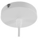GLOBOSTAR® LUNE 01339 Μοντέρνο Κρεμαστό Φωτιστικό Οροφής με Ντουί 1 x E27 AC 220-240V IP20 - Λευκό & Χρυσό - Μ40 x Π40 x Υ20cm GLOBOSTAR® LUNE 01339 Μοντέρνο Κρεμαστό Φωτιστικό Οροφής με Ντουί 1 x E27 AC 220-240V IP20 - Λευκό & Χρυσό - Μ40 x Π40 x Υ20cm