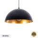 GLOBOSTAR® LUNE 01341 Μοντέρνο Κρεμαστό Φωτιστικό Οροφής με Ντουί 1 x E27 AC 220-240V IP20 - Μαύρο & Χρυσό - Μ40 x Π40 x Υ20cm GLOBOSTAR® LUNE 01341 Μοντέρνο Κρεμαστό Φωτιστικό Οροφής με Ντουί 1 x E27 AC 220-240V IP20 - Μαύρο & Χρυσό - Μ40 x Π40 x Υ20cm