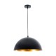 GLOBOSTAR® LUNE 01341 Μοντέρνο Κρεμαστό Φωτιστικό Οροφής με Ντουί 1 x E27 AC 220-240V IP20 - Μαύρο & Χρυσό - Μ40 x Π40 x Υ20cm GLOBOSTAR® LUNE 01341 Μοντέρνο Κρεμαστό Φωτιστικό Οροφής με Ντουί 1 x E27 AC 220-240V IP20 - Μαύρο & Χρυσό - Μ40 x Π40 x Υ20cm