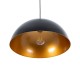GLOBOSTAR® LUNE 01341 Μοντέρνο Κρεμαστό Φωτιστικό Οροφής με Ντουί 1 x E27 AC 220-240V IP20 - Μαύρο & Χρυσό - Μ40 x Π40 x Υ20cm GLOBOSTAR® LUNE 01341 Μοντέρνο Κρεμαστό Φωτιστικό Οροφής με Ντουί 1 x E27 AC 220-240V IP20 - Μαύρο & Χρυσό - Μ40 x Π40 x Υ20cm
