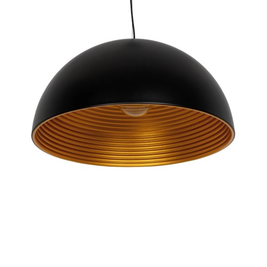 GLOBOSTAR® MEDEA 01344 Μοντέρνο Κρεμαστό Φωτιστικό Οροφής με Ντουί 1 x E27 AC 220-240V IP20 - Μαύρο & Χρυσό - Μ60 x Π60 x Υ30cm GLOBOSTAR® MEDEA 01344 Μοντέρνο Κρεμαστό Φωτιστικό Οροφής με Ντουί 1 x E27 AC 220-240V IP20 - Μαύρο & Χρυσό - Μ60 x Π60 x Υ30cm