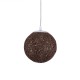 GLOBOSTAR® OCEANA 01354 Boho Κρεμαστό Φωτιστικό Οροφής με Ντουί 1 x E27 AC 220-240V IP20 - Καφέ - Μ20 x Π20 x Υ20cm GLOBOSTAR® OCEANA 01354 Boho Κρεμαστό Φωτιστικό Οροφής με Ντουί 1 x E27 AC 220-240V IP20 - Καφέ - Μ20 x Π20 x Υ20cm