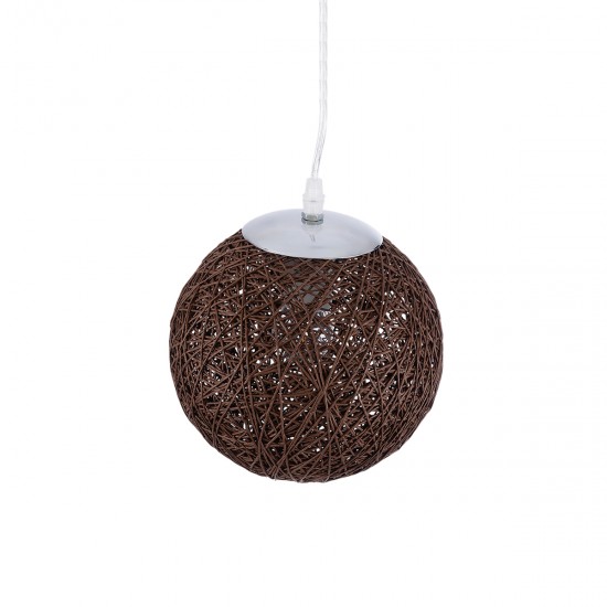 GLOBOSTAR® OCEANA 01354 Boho Κρεμαστό Φωτιστικό Οροφής με Ντουί 1 x E27 AC 220-240V IP20 - Καφέ - Μ20 x Π20 x Υ20cm GLOBOSTAR® OCEANA 01354 Boho Κρεμαστό Φωτιστικό Οροφής με Ντουί 1 x E27 AC 220-240V IP20 - Καφέ - Μ20 x Π20 x Υ20cm