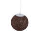 GLOBOSTAR® OCEANA 01354 Boho Κρεμαστό Φωτιστικό Οροφής με Ντουί 1 x E27 AC 220-240V IP20 - Καφέ - Μ20 x Π20 x Υ20cm GLOBOSTAR® OCEANA 01354 Boho Κρεμαστό Φωτιστικό Οροφής με Ντουί 1 x E27 AC 220-240V IP20 - Καφέ - Μ20 x Π20 x Υ20cm