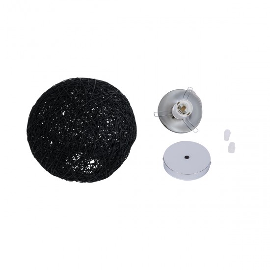 GLOBOSTAR® OCEANA 01356 Boho Κρεμαστό Φωτιστικό Οροφής με Ντουί 1 x E27 AC 220-240V IP20 - Μαύρο - Μ20 x Π20 x Υ20cm GLOBOSTAR® OCEANA 01356 Boho Κρεμαστό Φωτιστικό Οροφής με Ντουί 1 x E27 AC 220-240V IP20 - Μαύρο - Μ20 x Π20 x Υ20cm