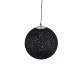 GLOBOSTAR® OCEANA 01360 Boho Κρεμαστό Φωτιστικό Οροφής με Ντουί 1 x E27 AC 220-240V IP20 - Μαύρο - Μ40 x Π40 x Υ40cm