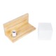 GLOBOSTAR® AMITY 01365 Μοντέρνο Φωτιστικό Τοίχου - Απλίκα με Ντουί 1 x E27 AC 220-240V IP20 - Μπεζ & Λευκό - Μ30 x Π14.5 x Υ15cm