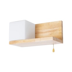 GLOBOSTAR® AMITY 01365 Μοντέρνο Φωτιστικό Τοίχου - Απλίκα με Ντουί 1 x E27 AC 220-240V IP20 - Μπεζ & Λευκό - Μ30 x Π14.5 x Υ15cm GLOBOSTAR® AMITY 01365 Μοντέρνο Φωτιστικό Τοίχου - Απλίκα με Ντουί 1 x E27 AC 220-240V IP20 - Μπεζ & Λευκό - Μ30 x Π14.5 x Υ15cm