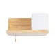 GLOBOSTAR® AMITY 01366 Μοντέρνο Φωτιστικό Τοίχου - Απλίκα με Ντουί 1 x E27 AC 220-240V IP20 - Μπεζ & Λευκό - Μ30 x Π14.5 x Υ15cm GLOBOSTAR® AMITY 01366 Μοντέρνο Φωτιστικό Τοίχου - Απλίκα με Ντουί 1 x E27 AC 220-240V IP20 - Μπεζ & Λευκό - Μ30 x Π14.5 x Υ15cm
