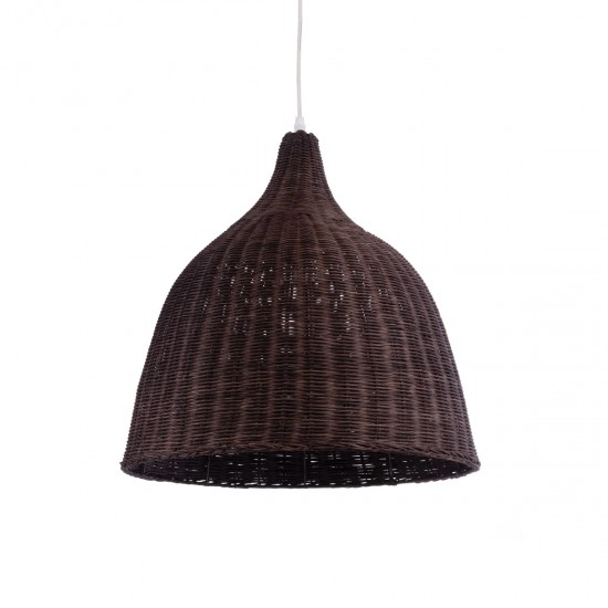 GLOBOSTAR® BAHAMAS 01368 Boho Κρεμαστό Φωτιστικό Οροφής με Ντουί 1 x E27 AC 220-240V IP20 - Καφέ - Μ45 x Π45 x Υ45cm GLOBOSTAR® BAHAMAS 01368 Boho Κρεμαστό Φωτιστικό Οροφής με Ντουί 1 x E27 AC 220-240V IP20 - Καφέ - Μ45 x Π45 x Υ45cm