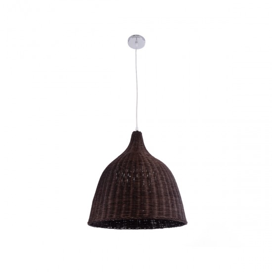 GLOBOSTAR® BAHAMAS 01368 Boho Κρεμαστό Φωτιστικό Οροφής με Ντουί 1 x E27 AC 220-240V IP20 - Καφέ - Μ45 x Π45 x Υ45cm GLOBOSTAR® BAHAMAS 01368 Boho Κρεμαστό Φωτιστικό Οροφής με Ντουί 1 x E27 AC 220-240V IP20 - Καφέ - Μ45 x Π45 x Υ45cm