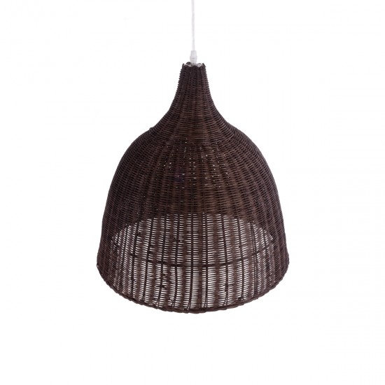 GLOBOSTAR® BAHAMAS 01368 Boho Κρεμαστό Φωτιστικό Οροφής με Ντουί 1 x E27 AC 220-240V IP20 - Καφέ - Μ45 x Π45 x Υ45cm GLOBOSTAR® BAHAMAS 01368 Boho Κρεμαστό Φωτιστικό Οροφής με Ντουί 1 x E27 AC 220-240V IP20 - Καφέ - Μ45 x Π45 x Υ45cm