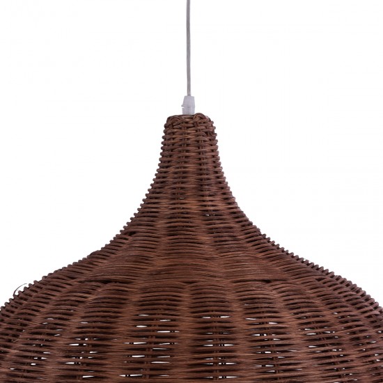 GLOBOSTAR® BAHAMAS 01369 Boho Κρεμαστό Φωτιστικό Οροφής με Ντουί 1 x E27 AC 220-240V IP20 - Καφέ - Μ60 x Π60 x Υ60cm GLOBOSTAR® BAHAMAS 01369 Boho Κρεμαστό Φωτιστικό Οροφής με Ντουί 1 x E27 AC 220-240V IP20 - Καφέ - Μ60 x Π60 x Υ60cm