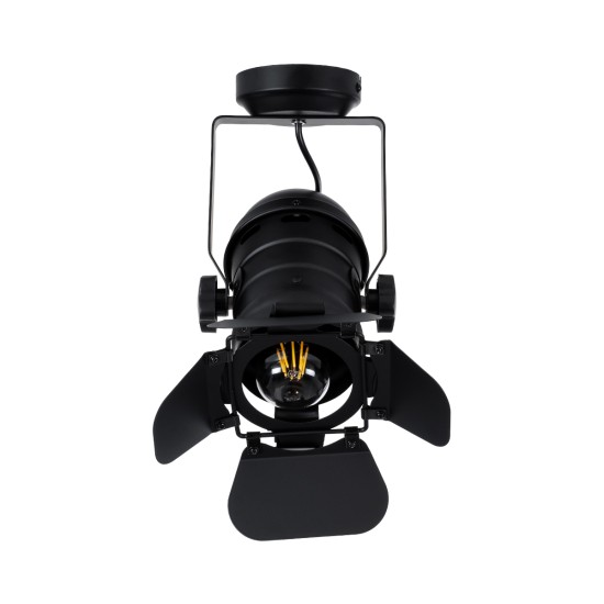 GLOBOSTAR® DETROIT 01372 Vintage Φωτιστικό Οροφής με Ντουί 1 x E27 AC 220-240V IP20 - Μαύρο - Μ26 x Π26 x Υ37cm GLOBOSTAR® DETROIT 01372 Vintage Φωτιστικό Οροφής με Ντουί 1 x E27 AC 220-240V IP20 - Μαύρο - Μ26 x Π26 x Υ37cm