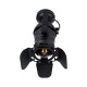 GLOBOSTAR® DETROIT 01372 Vintage Φωτιστικό Οροφής με Ντουί 1 x E27 AC 220-240V IP20 - Μαύρο - Μ26 x Π26 x Υ37cm GLOBOSTAR® DETROIT 01372 Vintage Φωτιστικό Οροφής με Ντουί 1 x E27 AC 220-240V IP20 - Μαύρο - Μ26 x Π26 x Υ37cm