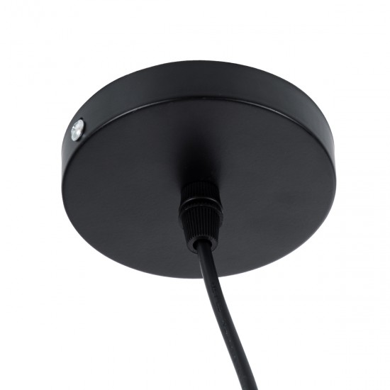 GLOBOSTAR® JASPER 01373 Μοντέρνο Κρεμαστό Φωτιστικό Οροφής με Ντουί 1 x E27 AC 220-240V IP20 - Μαύρο & Λευκό - Μ26.5 x Π26.5 x Υ20.5cm GLOBOSTAR® JASPER 01373 Μοντέρνο Κρεμαστό Φωτιστικό Οροφής με Ντουί 1 x E27 AC 220-240V IP20 - Μαύρο & Λευκό - Μ26.5 x Π26.5 x Υ20.5cm