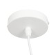 GLOBOSTAR® JASPER 01374 Μοντέρνο Κρεμαστό Φωτιστικό Οροφής με Ντουί 1 x E27 AC 220-240V IP20 - Λευκό - Μ26.5 x Π26.5 x Υ20.5cm GLOBOSTAR® JASPER 01374 Μοντέρνο Κρεμαστό Φωτιστικό Οροφής με Ντουί 1 x E27 AC 220-240V IP20 - Λευκό - Μ26.5 x Π26.5 x Υ20.5cm