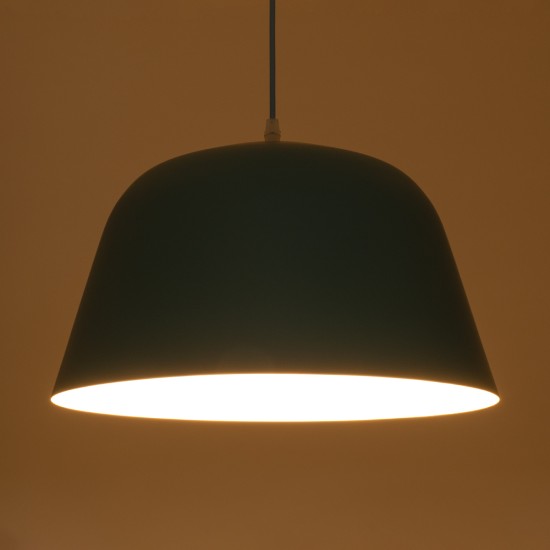 GLOBOSTAR® UPVALE 01286 Μοντέρνο Κρεμαστό Φωτιστικό Οροφής με Ντουί 1 x E27 AC 220-240V IP20 - Γαλάζιο & Λευκό - Μ40 x Π40 x Υ24cm GLOBOSTAR® UPVALE 01286 Μοντέρνο Κρεμαστό Φωτιστικό Οροφής με Ντουί 1 x E27 AC 220-240V IP20 - Γαλάζιο & Λευκό - Μ40 x Π40 x Υ24cm