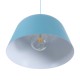 GLOBOSTAR® UPVALE 01286 Μοντέρνο Κρεμαστό Φωτιστικό Οροφής με Ντουί 1 x E27 AC 220-240V IP20 - Γαλάζιο & Λευκό - Μ40 x Π40 x Υ24cm GLOBOSTAR® UPVALE 01286 Μοντέρνο Κρεμαστό Φωτιστικό Οροφής με Ντουί 1 x E27 AC 220-240V IP20 - Γαλάζιο & Λευκό - Μ40 x Π40 x Υ24cm