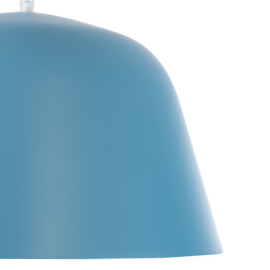 GLOBOSTAR® UPVALE 01286 Μοντέρνο Κρεμαστό Φωτιστικό Οροφής με Ντουί 1 x E27 AC 220-240V IP20 - Γαλάζιο & Λευκό - Μ40 x Π40 x Υ24cm GLOBOSTAR® UPVALE 01286 Μοντέρνο Κρεμαστό Φωτιστικό Οροφής με Ντουί 1 x E27 AC 220-240V IP20 - Γαλάζιο & Λευκό - Μ40 x Π40 x Υ24cm