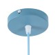 GLOBOSTAR® UPVALE 01286 Μοντέρνο Κρεμαστό Φωτιστικό Οροφής με Ντουί 1 x E27 AC 220-240V IP20 - Γαλάζιο & Λευκό - Μ40 x Π40 x Υ24cm GLOBOSTAR® UPVALE 01286 Μοντέρνο Κρεμαστό Φωτιστικό Οροφής με Ντουί 1 x E27 AC 220-240V IP20 - Γαλάζιο & Λευκό - Μ40 x Π40 x Υ24cm