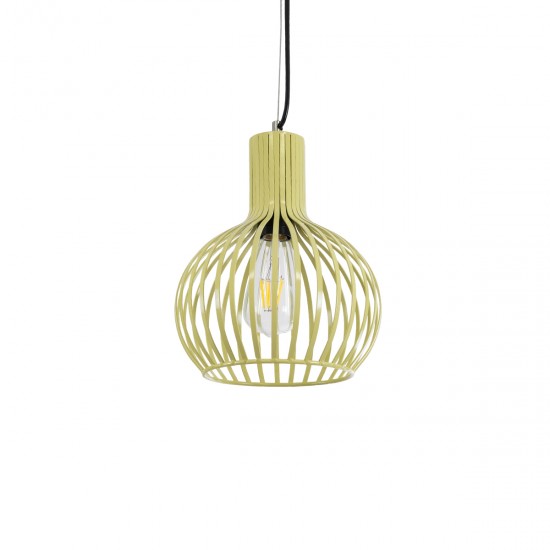 GLOBOSTAR® SCANDI 01387 Vintage Κρεμαστό Φωτιστικό Οροφής με Ντουί 1 x E27 AC 220-240V IP20 - Μπεζ - Μ23 x Π23 x Υ30cm GLOBOSTAR® SCANDI 01387 Vintage Κρεμαστό Φωτιστικό Οροφής με Ντουί 1 x E27 AC 220-240V IP20 - Μπεζ - Μ23 x Π23 x Υ30cm