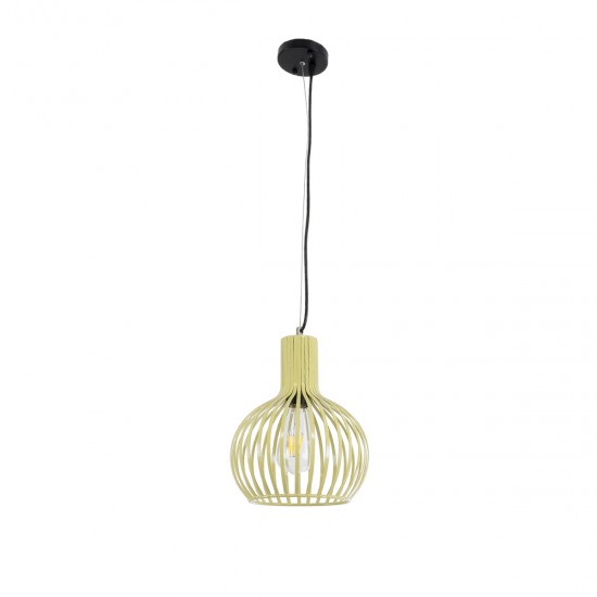 GLOBOSTAR® SCANDI 01387 Vintage Κρεμαστό Φωτιστικό Οροφής με Ντουί 1 x E27 AC 220-240V IP20 - Μπεζ - Μ23 x Π23 x Υ30cm GLOBOSTAR® SCANDI 01387 Vintage Κρεμαστό Φωτιστικό Οροφής με Ντουί 1 x E27 AC 220-240V IP20 - Μπεζ - Μ23 x Π23 x Υ30cm
