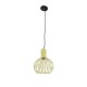 GLOBOSTAR® SCANDI 01387 Vintage Κρεμαστό Φωτιστικό Οροφής με Ντουί 1 x E27 AC 220-240V IP20 - Μπεζ - Μ23 x Π23 x Υ30cm GLOBOSTAR® SCANDI 01387 Vintage Κρεμαστό Φωτιστικό Οροφής με Ντουί 1 x E27 AC 220-240V IP20 - Μπεζ - Μ23 x Π23 x Υ30cm