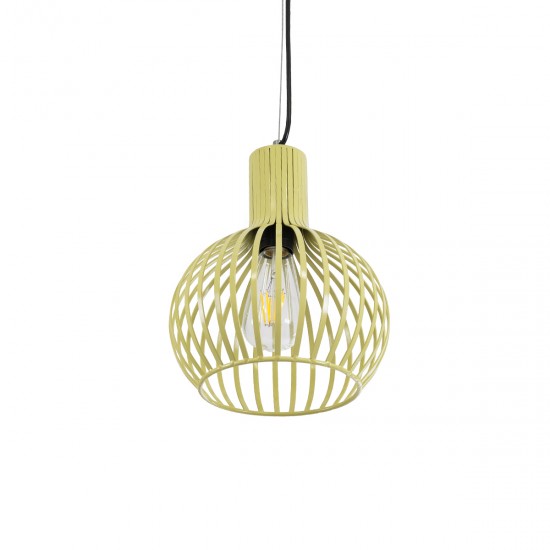 GLOBOSTAR® SCANDI 01387 Vintage Κρεμαστό Φωτιστικό Οροφής με Ντουί 1 x E27 AC 220-240V IP20 - Μπεζ - Μ23 x Π23 x Υ30cm GLOBOSTAR® SCANDI 01387 Vintage Κρεμαστό Φωτιστικό Οροφής με Ντουί 1 x E27 AC 220-240V IP20 - Μπεζ - Μ23 x Π23 x Υ30cm