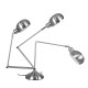 GLOBOSTAR® OFFICE 01393 Μοντέρνο Επιτραπέζιο Φωτιστικό Πορτατίφ με Ντουί 1 x E27 AC 220-240V IP20 - Ασημί - Μ14 x Π14 x Υ80cm GLOBOSTAR® OFFICE 01393 Μοντέρνο Επιτραπέζιο Φωτιστικό Πορτατίφ με Ντουί 1 x E27 AC 220-240V IP20 - Ασημί - Μ14 x Π14 x Υ80cm
