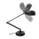 GLOBOSTAR® OFFICE 01393 Μοντέρνο Επιτραπέζιο Φωτιστικό Πορτατίφ με Ντουί 1 x E27 AC 220-240V IP20 - Ασημί - Μ14 x Π14 x Υ80cm GLOBOSTAR® OFFICE 01393 Μοντέρνο Επιτραπέζιο Φωτιστικό Πορτατίφ με Ντουί 1 x E27 AC 220-240V IP20 - Ασημί - Μ14 x Π14 x Υ80cm