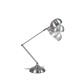 GLOBOSTAR® OFFICE 01393 Μοντέρνο Επιτραπέζιο Φωτιστικό Πορτατίφ με Ντουί 1 x E27 AC 220-240V IP20 - Ασημί - Μ14 x Π14 x Υ80cm GLOBOSTAR® OFFICE 01393 Μοντέρνο Επιτραπέζιο Φωτιστικό Πορτατίφ με Ντουί 1 x E27 AC 220-240V IP20 - Ασημί - Μ14 x Π14 x Υ80cm