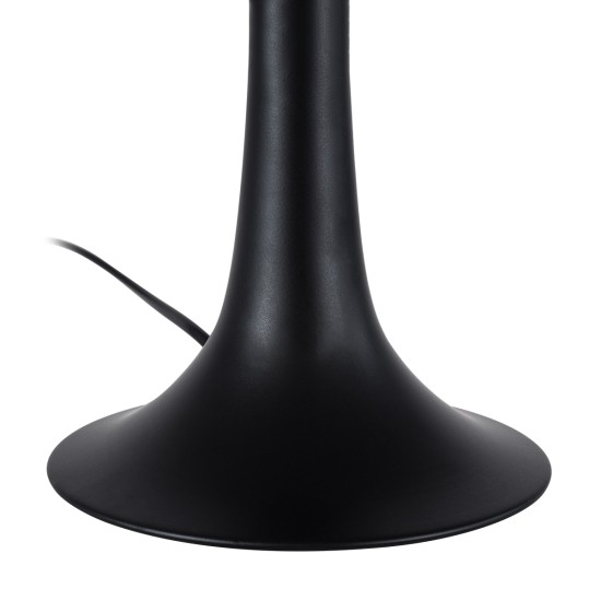 GLOBOSTAR® AMBROSIA 01394 Μοντέρνο Επιτραπέζιο Φωτιστικό Πορτατίφ με Ντουί 1 x E27 AC 220-240V IP20 - Μαύρο - Μ25 x Π25 x Υ46cm GLOBOSTAR® AMBROSIA 01394 Μοντέρνο Επιτραπέζιο Φωτιστικό Πορτατίφ με Ντουί 1 x E27 AC 220-240V IP20 - Μαύρο - Μ25 x Π25 x Υ46cm