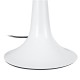 GLOBOSTAR® AMBROSIA 01395 Μοντέρνο Επιτραπέζιο Φωτιστικό Πορτατίφ με Ντουί 1 x E27 AC 220-240V IP20 - Λευκό με Μπέζ- Μ25 x Π25 x Υ46cm