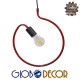 GLOBOSTAR® LIBBY 01095-1 Παιδικό Κρεμαστό Φωτιστικό Οροφής με Ντουί 1 x E27 AC 220-240V IP20 - Κόκκινο - Μ28 x Π28 x Υ16cm GLOBOSTAR® LIBBY 01095-1 Παιδικό Κρεμαστό Φωτιστικό Οροφής με Ντουί 1 x E27 AC 220-240V IP20 - Κόκκινο - Μ28 x Π28 x Υ16cm