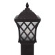 GloboStar® SHELTER 01400 Vintage Φωτιστικό Κολωνάκι Κήπου Μονόφωτο 1 x E27 Καφέ Μεταλλικό Πλέγμα L19 x W19 x H100cm GloboStar® SHELTER 01400 Vintage Φωτιστικό Κολωνάκι Κήπου Μονόφωτο 1 x E27 Καφέ Μεταλλικό Πλέγμα L19 x W19 x H100cm