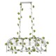 GLOBOSTAR® NEST 01403 Vintage Κρεμαστό Φωτιστικό Οροφής με Ντουί 4 x E27 AC 220-240V IP20 - Λευκό & Πράσινο - Μ103 x Π34 x Υ36.5cm GLOBOSTAR® NEST 01403 Vintage Κρεμαστό Φωτιστικό Οροφής με Ντουί 4 x E27 AC 220-240V IP20 - Λευκό & Πράσινο - Μ103 x Π34 x Υ36.5cm