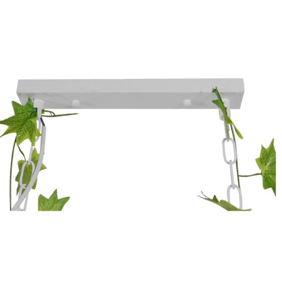 GLOBOSTAR® NEST 01403 Vintage Κρεμαστό Φωτιστικό Οροφής με Ντουί 4 x E27 AC 220-240V IP20 - Λευκό & Πράσινο - Μ103 x Π34 x Υ36.5cm GLOBOSTAR® NEST 01403 Vintage Κρεμαστό Φωτιστικό Οροφής με Ντουί 4 x E27 AC 220-240V IP20 - Λευκό & Πράσινο - Μ103 x Π34 x Υ36.5cm