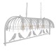 GLOBOSTAR® NEST 01403 Vintage Κρεμαστό Φωτιστικό Οροφής με Ντουί 4 x E27 AC 220-240V IP20 - Λευκό & Πράσινο - Μ103 x Π34 x Υ36.5cm GLOBOSTAR® NEST 01403 Vintage Κρεμαστό Φωτιστικό Οροφής με Ντουί 4 x E27 AC 220-240V IP20 - Λευκό & Πράσινο - Μ103 x Π34 x Υ36.5cm