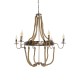 GLOBOSTAR® VICTORIAN 01404 Vintage Κρεμαστό Φωτιστικό Οροφής με Ντουί 6 x E14 AC 220-240V IP20 - Χάλκινο Εφέ Σκουριάς & Μπεζ - Μ85 x Π85 x Υ85cm GLOBOSTAR® VICTORIAN 01404 Vintage Κρεμαστό Φωτιστικό Οροφής με Ντουί 6 x E14 AC 220-240V IP20 - Χάλκινο Εφέ Σκουριάς & Μπεζ - Μ85 x Π85 x Υ85cm