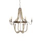 GLOBOSTAR® VICTORIAN 01404 Vintage Κρεμαστό Φωτιστικό Οροφής με Ντουί 6 x E14 AC 220-240V IP20 - Χάλκινο Εφέ Σκουριάς & Μπεζ - Μ85 x Π85 x Υ85cm GLOBOSTAR® VICTORIAN 01404 Vintage Κρεμαστό Φωτιστικό Οροφής με Ντουί 6 x E14 AC 220-240V IP20 - Χάλκινο Εφέ Σκουριάς & Μπεζ - Μ85 x Π85 x Υ85cm