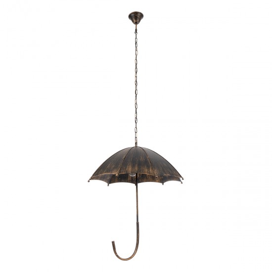 GLOBOSTAR® UMBRELLA 01406 Vintage Κρεμαστό Φωτιστικό Οροφής με Ντουί 5 x E27 AC 220-240V IP20 - Χάλκινο - Μ60 x Π60 x Y65cm GLOBOSTAR® UMBRELLA 01406 Vintage Κρεμαστό Φωτιστικό Οροφής με Ντουί 5 x E27 AC 220-240V IP20 - Χάλκινο - Μ60 x Π60 x Y65cm