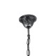 GLOBOSTAR® UMBRELLA 01407 Vintage Κρεμαστό Φωτιστικό Οροφής με Ντουί 5 x E27 AC 220-240V IP20 - Ασημί - Μ60 x Π60 x Y65cm GLOBOSTAR® UMBRELLA 01407 Vintage Κρεμαστό Φωτιστικό Οροφής με Ντουί 5 x E27 AC 220-240V IP20 - Ασημί - Μ60 x Π60 x Y65cm