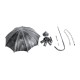 GLOBOSTAR® UMBRELLA 01407 Vintage Κρεμαστό Φωτιστικό Οροφής με Ντουί 5 x E27 AC 220-240V IP20 - Ασημί - Μ60 x Π60 x Y65cm GLOBOSTAR® UMBRELLA 01407 Vintage Κρεμαστό Φωτιστικό Οροφής με Ντουί 5 x E27 AC 220-240V IP20 - Ασημί - Μ60 x Π60 x Y65cm