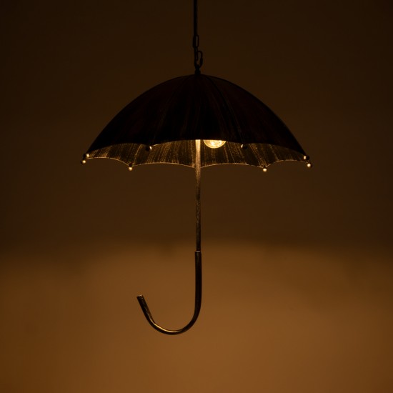 GLOBOSTAR® UMBRELLA 01407 Vintage Κρεμαστό Φωτιστικό Οροφής με Ντουί 5 x E27 AC 220-240V IP20 - Ασημί - Μ60 x Π60 x Y65cm GLOBOSTAR® UMBRELLA 01407 Vintage Κρεμαστό Φωτιστικό Οροφής με Ντουί 5 x E27 AC 220-240V IP20 - Ασημί - Μ60 x Π60 x Y65cm