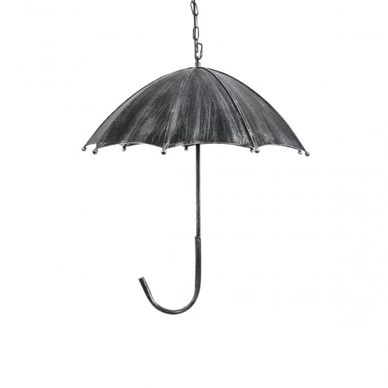 GLOBOSTAR® UMBRELLA 01407 Vintage Κρεμαστό Φωτιστικό Οροφής με Ντουί 5 x E27 AC 220-240V IP20 - Ασημί - Μ60 x Π60 x Y65cm GLOBOSTAR® UMBRELLA 01407 Vintage Κρεμαστό Φωτιστικό Οροφής με Ντουί 5 x E27 AC 220-240V IP20 - Ασημί - Μ60 x Π60 x Y65cm