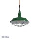 GLOBOSTAR® CRANE 01408 Vintage Κρεμαστό Φωτιστικό Οροφής με Ντουί 1 x E27 AC 220-240V IP20 - Πράσινο & Μπεζ - Μ36 x Π36 x Y31cm