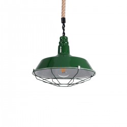 GLOBOSTAR® CRANE 01408 Vintage Κρεμαστό Φωτιστικό Οροφής με Ντουί 1 x E27 AC 220-240V IP20 - Πράσινο & Μπεζ - Μ36 x Π36 x Y31cm GLOBOSTAR® CRANE 01408 Vintage Κρεμαστό Φωτιστικό Οροφής με Ντουί 1 x E27 AC 220-240V IP20 - Πράσινο & Μπεζ - Μ36 x Π36 x Y31cm